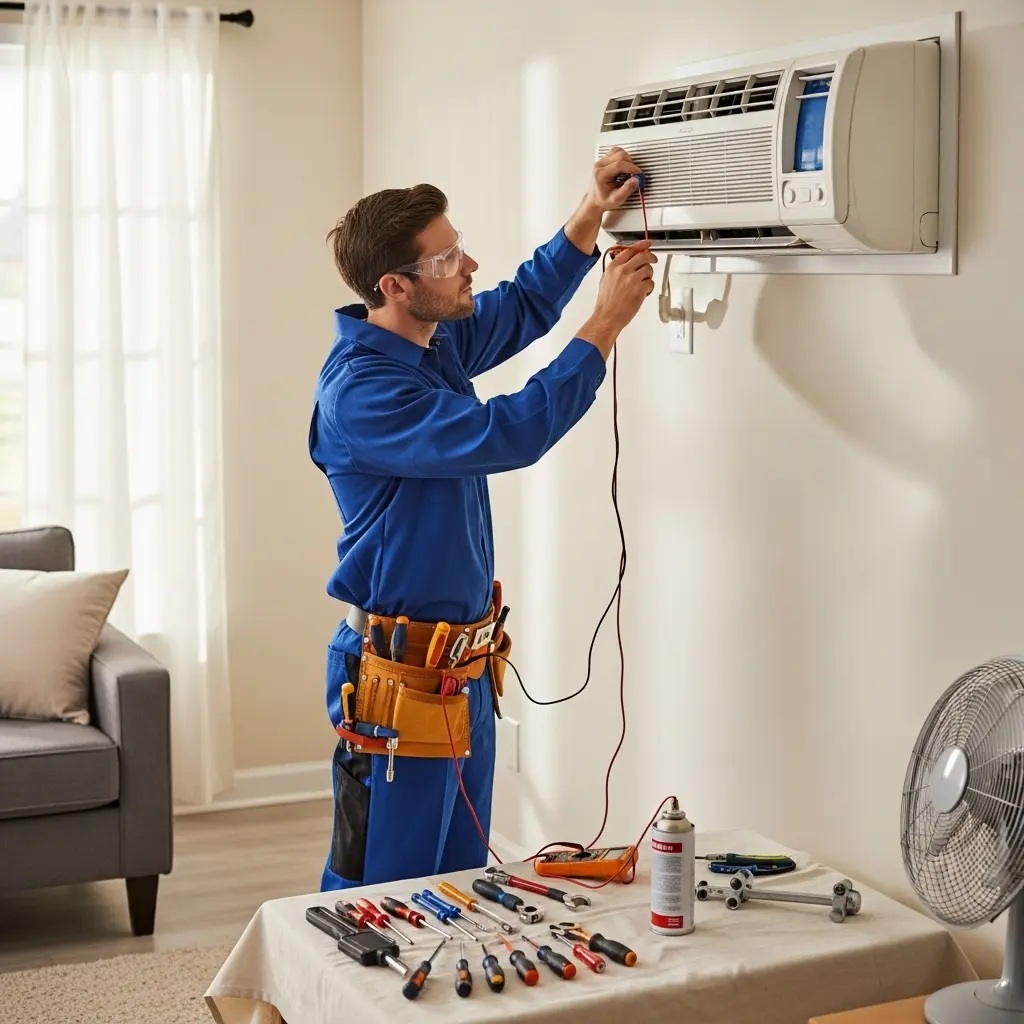 Ahmetli Dominox Dominox klima gaz dolumu ve bakım – Enerji verimliliği artırıldı. - Teknik servis örneği